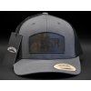 POLICIE SPJ GREY TRUCKER BLACK LEATHER