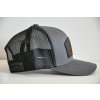 POLICIE SPJ GREY TRUCKER BLACK LEATHER