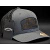 POLICIE SPJ GREY TRUCKER BLACK LEATHER