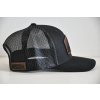 POLICIE SPJ BLACK TRUCKER BROWN LEATHER