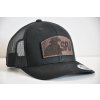 POLICIE SPJ BLACK TRUCKER BROWN LEATHER