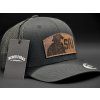 POLICIE SPJ BLACK TRUCKER BROWN LEATHER