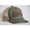 POT ŠETŘÍ KREV OLIVE TRUCKER BROWN LEATHER