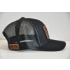 ČERNOVOUS ČERNÝ TRUCKER HNĚDÁ KŮŽE