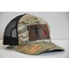 ČERNOVOUS MULTICAM TRUCKER HNĚDÁ KŮŽE