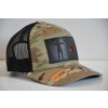ČERNOVOUS MULTICAM TRUCKER ČERNÁ KŮŽE