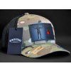 ČERNOVOUS MULTICAM TRUCKER ČERNÁ KŮŽE