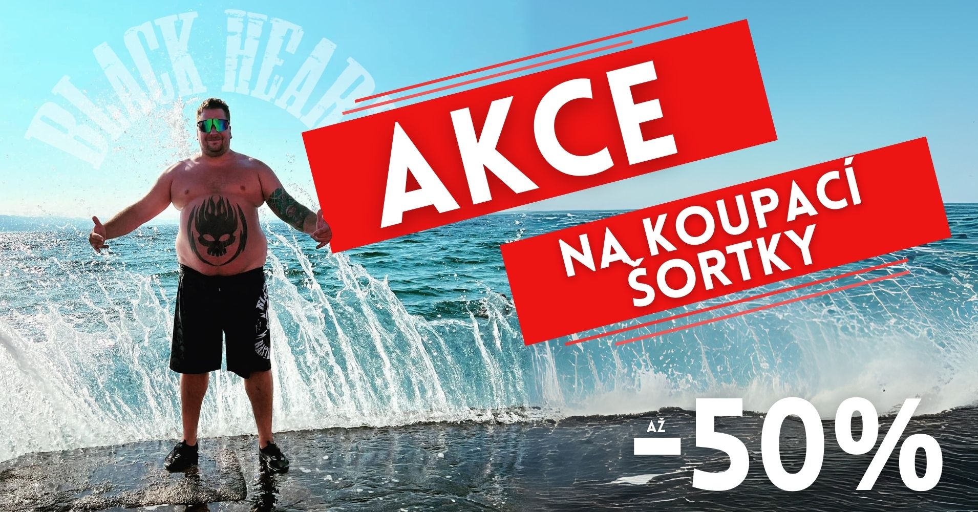 Koupací šortky za polovinu!