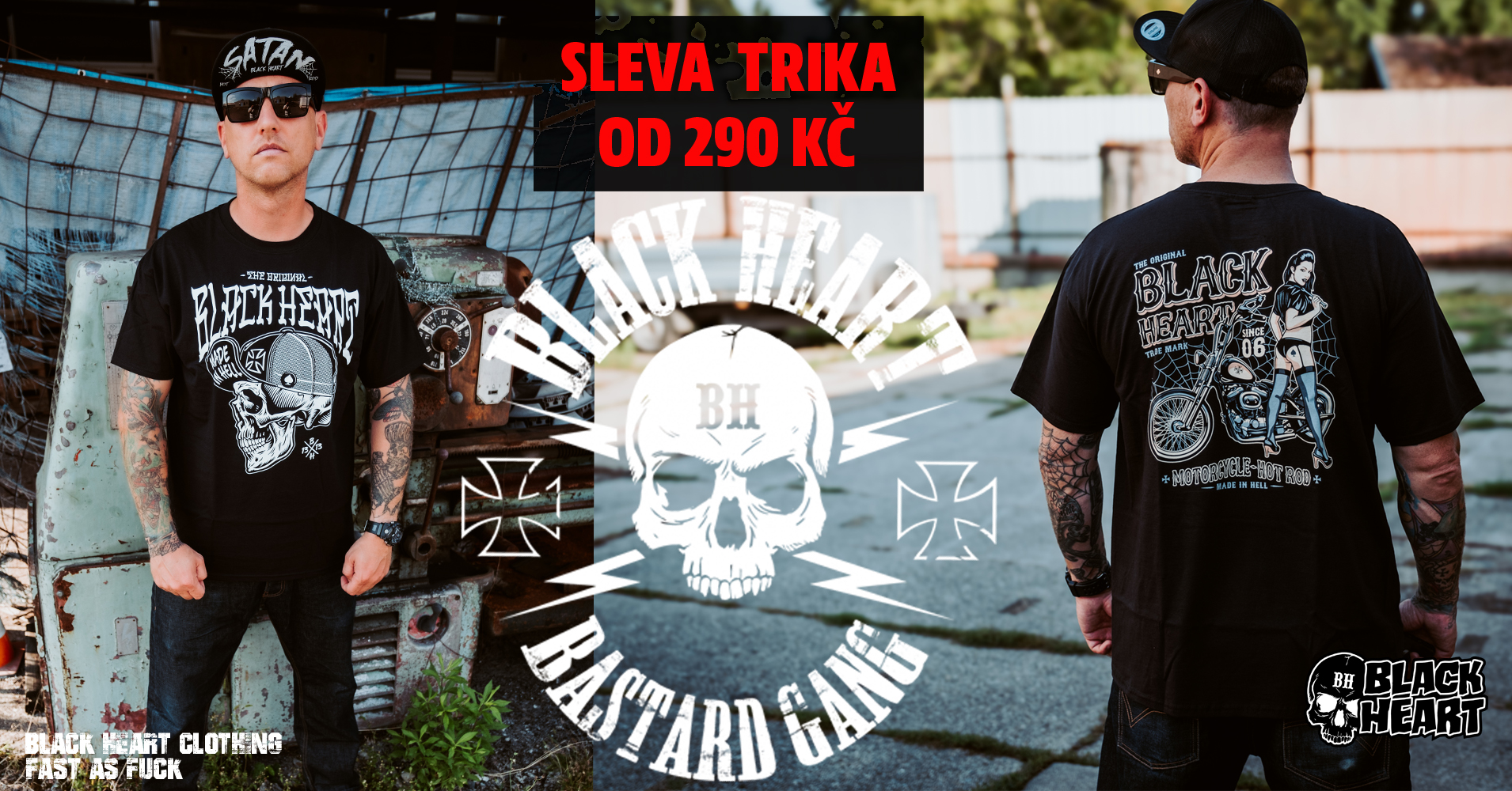 BLACK HEART HOT ROD CHOPPER CLOTHING