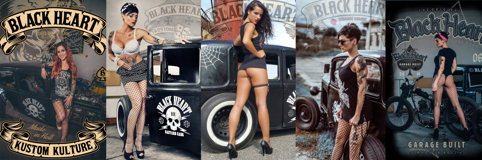 black heart hot rod chopper clothingjpg