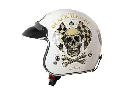 Moto přilba W TEC Kustom Black Heart 17
