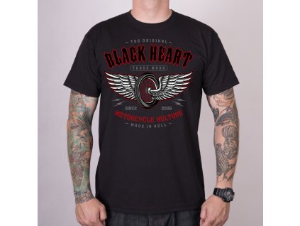 MOTORKÁČSKÉ TRIKO black heart MOTORCYCLE KULTURE