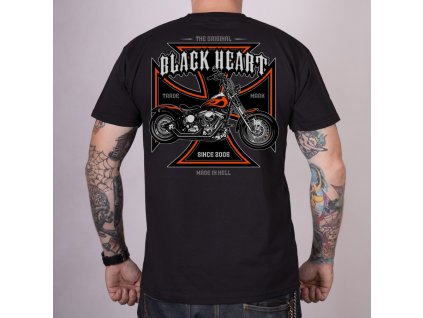 MOTORKÁŘSKÉ TRIKO BLACK HEART MOTORCYCLE CROSS