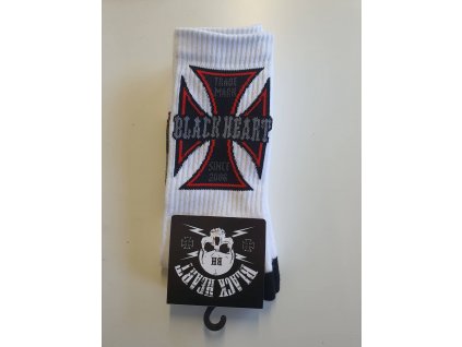 Ponožky BLACK HEART CHOPPER CROSS