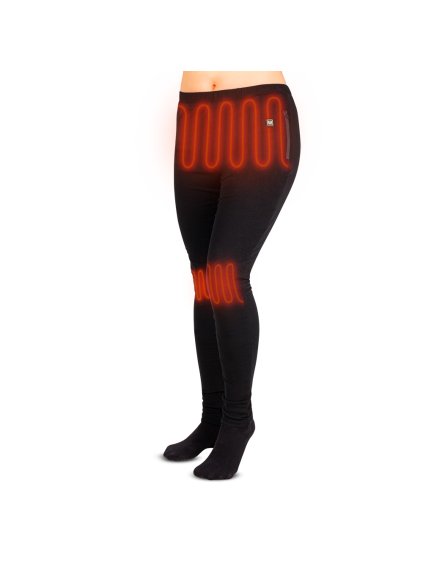 Dámské vyhřívané kalhoty W-TEC Insupants Lady (Barva černá, Velikost XS)