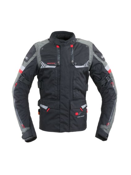 Touringová moto bunda W-TEC Excellenta Evo (Barva Thunderstorm Gray, Velikost S)