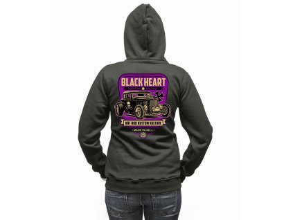 Dámská Mikina BLACK HEART UNITED ZIP
