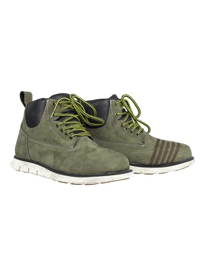 Moto boty W-TEC Exetero Olive (Barva olivově zelená, Velikost 39)