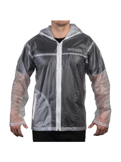 Moto pláštěnka W-TEC Lighty (Barva transparentní, Velikost XS)