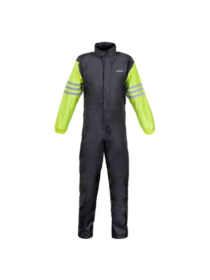 Moto pláštěnka W-TEC Smedava (Barva černá-fluo, Velikost S)