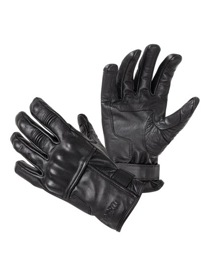 Moto rukavice W-TEC Bresco (Barva černá, Velikost M)