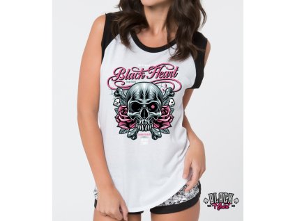Dámské Raglanové Tričko BLACK HEART HOLISTER