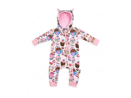 X Six Bunnies Cupcakes Baby Playsuit SB PSH 00006 71111