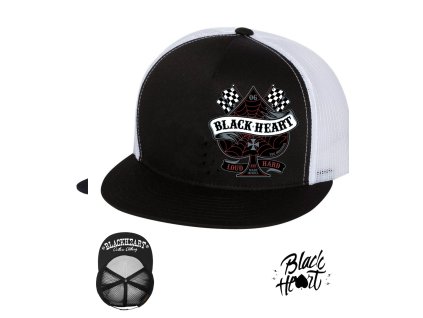 kšiltovka black heart hot kkkrod chopper clothing