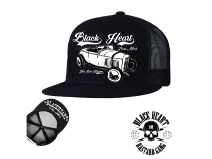 MOTORKÁŘSKÉ Triko BLACK HEART BOBBER CAFE RACER 1K