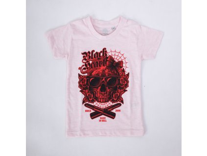 DĚTSKÉ MOTORKÁŘSKÉ TRIČKO BLACK HEART