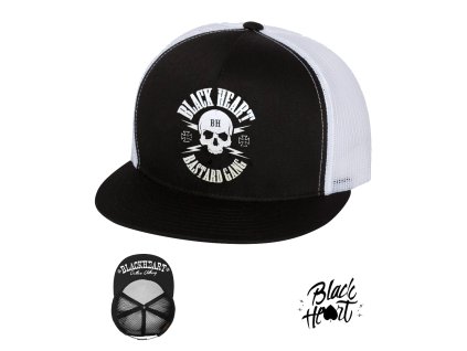 kšiltovka black heart