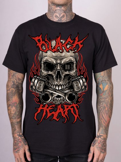 tričko black heart traditional and styllle111