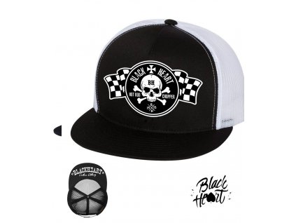 kšiltovka black heart hot rod chopper clothing