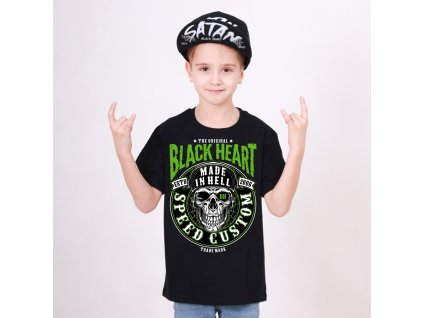 dětské Triko black heart 5