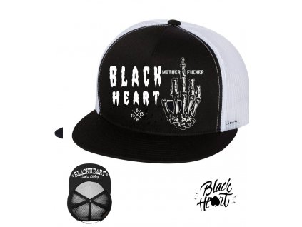 kšiltovka black heart fucker
