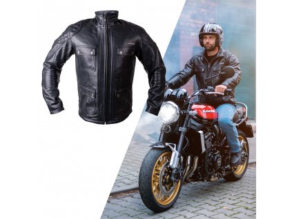 Kožená moto bunda W-TEC Valebravo