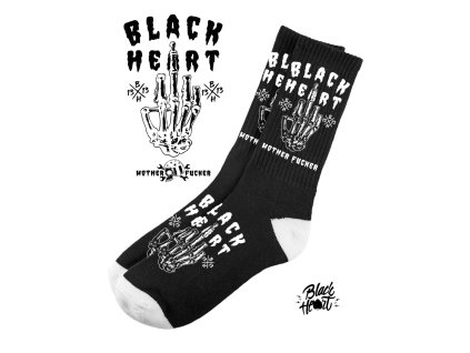 ponožky black heart