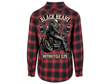 košile black heart coffin rider