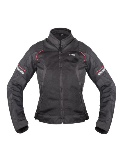 Dámská letní moto bunda W-TEC Martix Lady (Barva černá, Velikost XS)