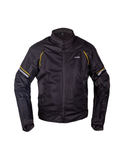 Letní moto bunda W-TEC Martix (Barva černo-žlutá, Velikost S)