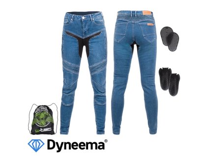 Dámské moto jeansy W-TEC Dynetis Lady