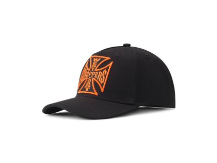 Kšiltovka WEST COAST CHOPPERS WCC OG ATX CROSS CAP BLACK