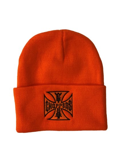 Kulich WESTCOAST CHOPPERS WCC OG ROLL-UP BEANIE DARK ORANGE