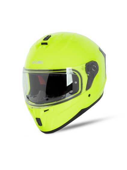 Cestovní přilba W-TEC Buenaventa (Barva fluo žlutá lesk, Velikost XS (53-54))