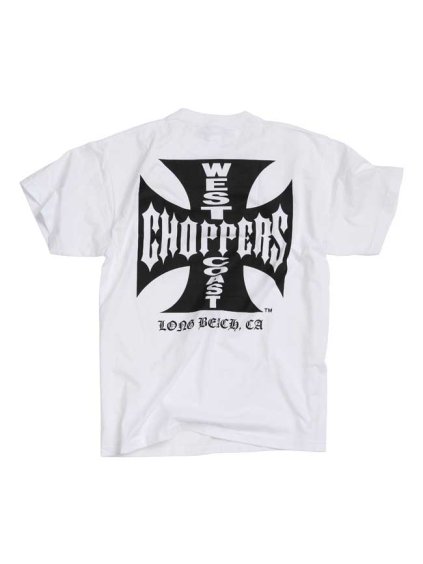 MOTORKÁŘSKÉ Triko WESTCOAST CHOPPERS WCC  white/black