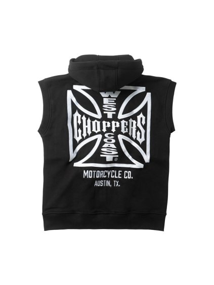 WCC OG ATX vest black VESTA WESTCOAST CHOPPERS