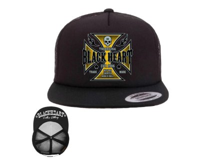 kšiltovka black heart
