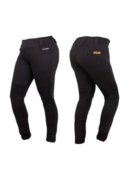 Dámské moto legíny W-TEC Lukrecia (Barva černá, Velikost XS)