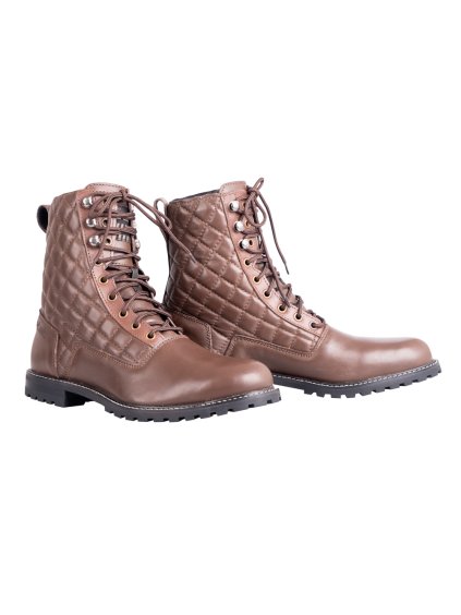 Dámské moto boty W-TEC Leocia Brown (Barva hnědá, Velikost 36)