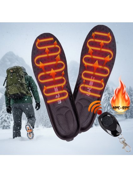 Vyhřívané vložky do bot W-TEC Karpatos 2x2000 mAh s ovladačem (Velikost 35-40)